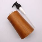 Ancient Wisdom Natural Teakwood Taper Soap Dispenser - Image 5