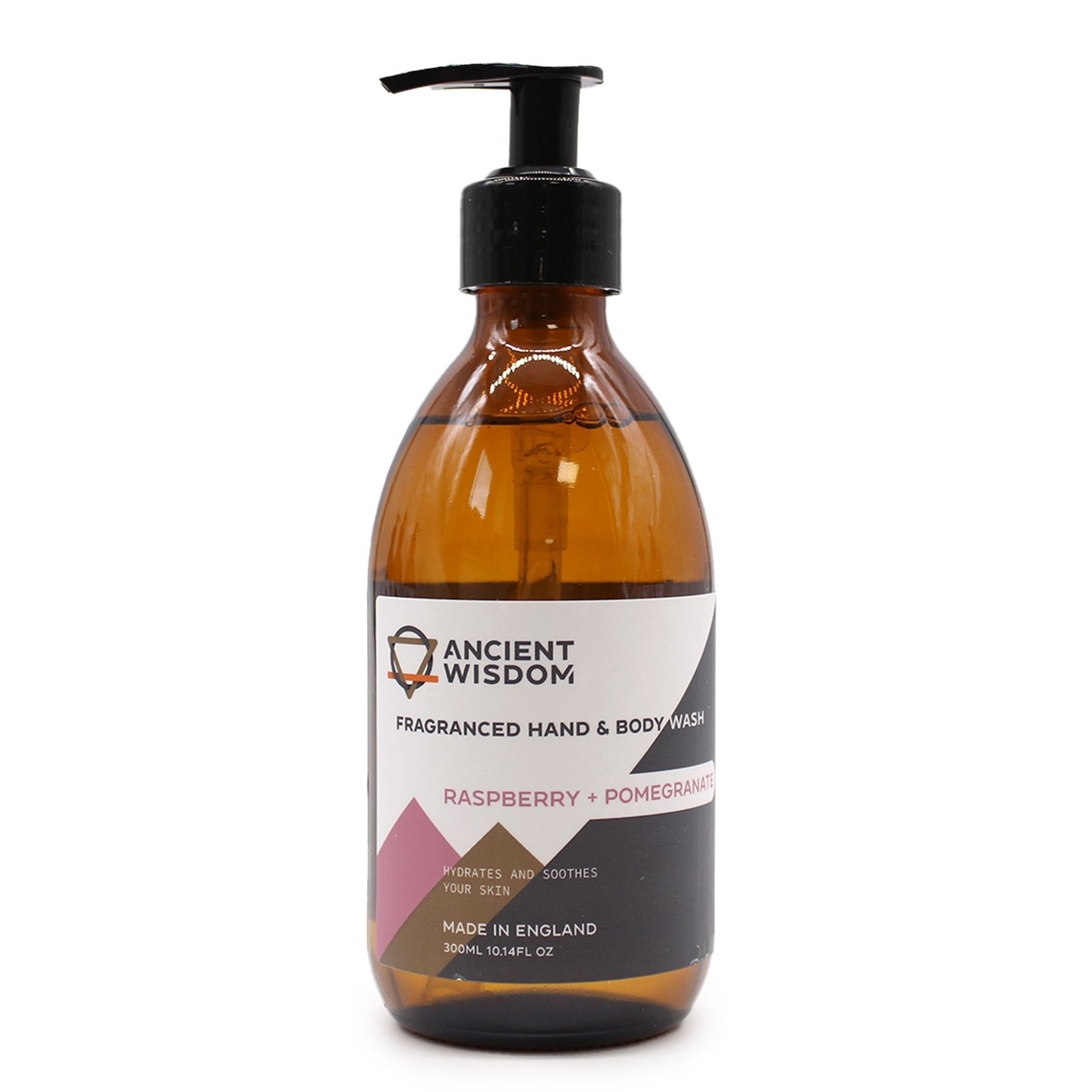 bG9jYWw6Ly9tZWRpYS85Ui9HRS82MFIzMEMxRzZSVktHRTlSLzc3ZTk0Mzc2LmpwZWc.jpg Ancient Wisdom Raspberry & Pomegranate Hand & Body Wash 300ml - Image 1