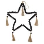 Ancient Wisdom Large Bead Star Mobil Seagrass Wall Decor - 58x38cm