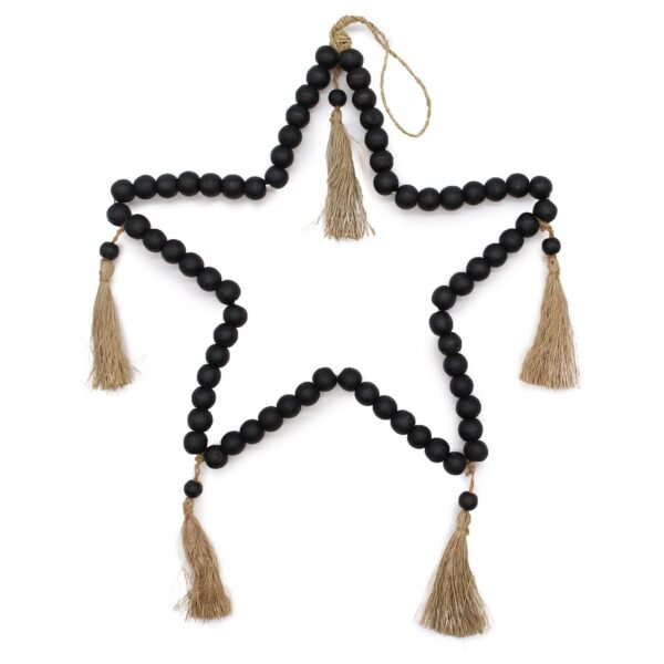 Ancient Wisdom Large Bead Star Mobil Seagrass Wall Decor - 58x38cm