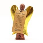 Ancient Wisdom Wooden 15cm New Hati-Hati Gold Wings Guardian Angel - Image 3