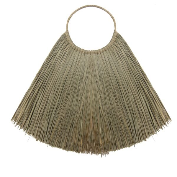 Ancient Wisdom Large Natural Boho Seagrass Fan Wall Decor