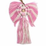 Ancient Wisdom Macrame Indonesian Cotton Baby Girl Guardian Angel + Gift Box - Image 4