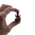 Ancient Wisdom Brass Miniature Gods – Laxmi (30mm) - Image 2