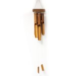 Ancient Wisdom Natural Finish 6 Medium Tubes Bamboo Wind Chime