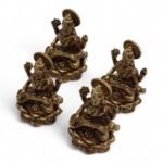 Ancient Wisdom Brass Miniature Gods – Sarswati (49mm) - Image 4