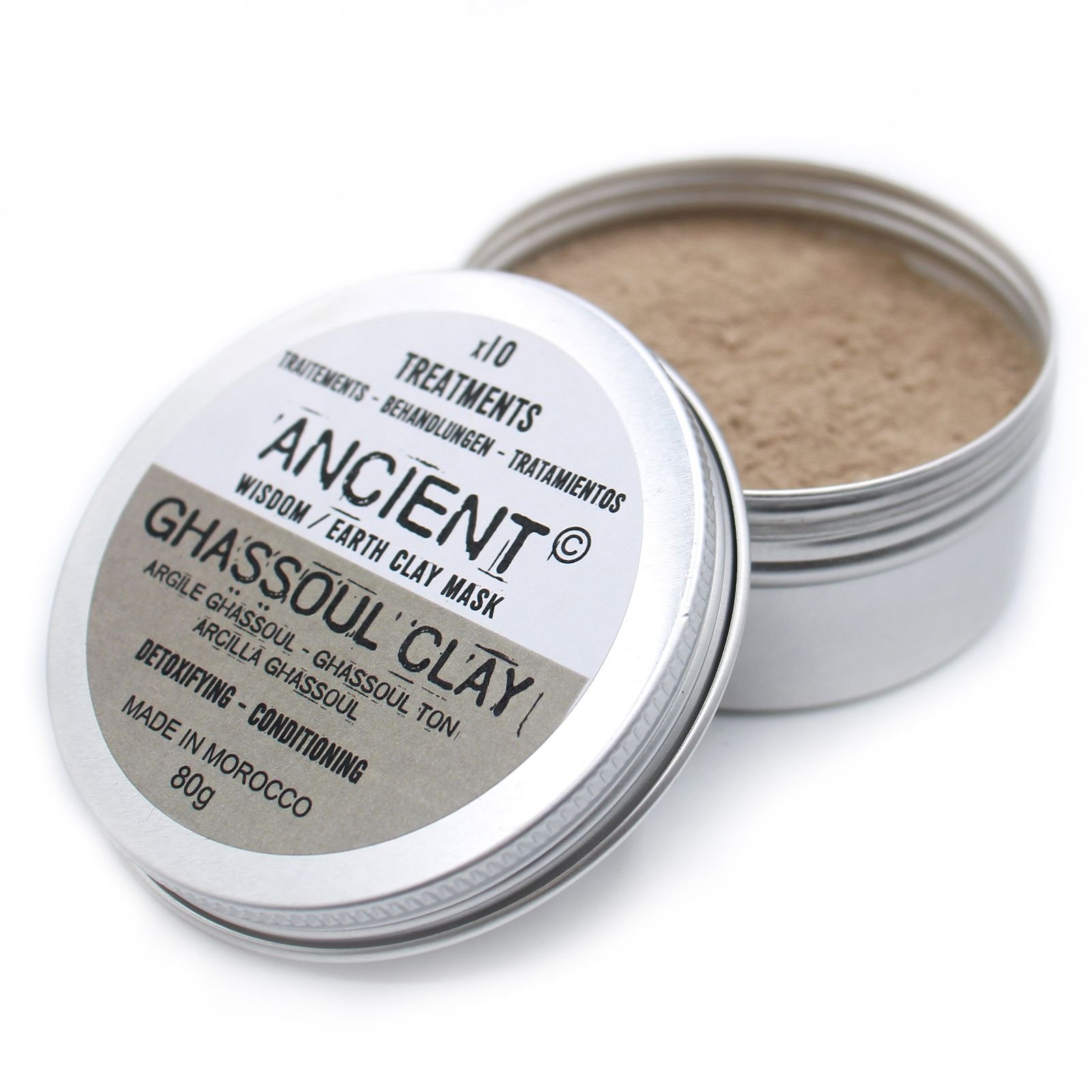 bG9jYWw6Ly9tZWRpYS8xRy84Qy82MFIzMEMxRzZSUzM4QzFHLzMxODg2MDU5LmpwZWc.jpg Ancient Wisdom Earth Clay Mask Ghassoul Clay 80g - Image 1