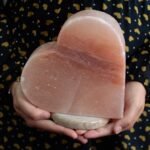 Ancient Wisdom Crafted Himalayan Salt Heart Shaped Lamp - Image 2