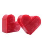 Ancient Wisdom Raspberry Heart Shaped Guest Soap (10 Pack) - Image 4