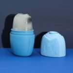Ancient Wisdom Blue Silicone Ice Face Roller - Image 3