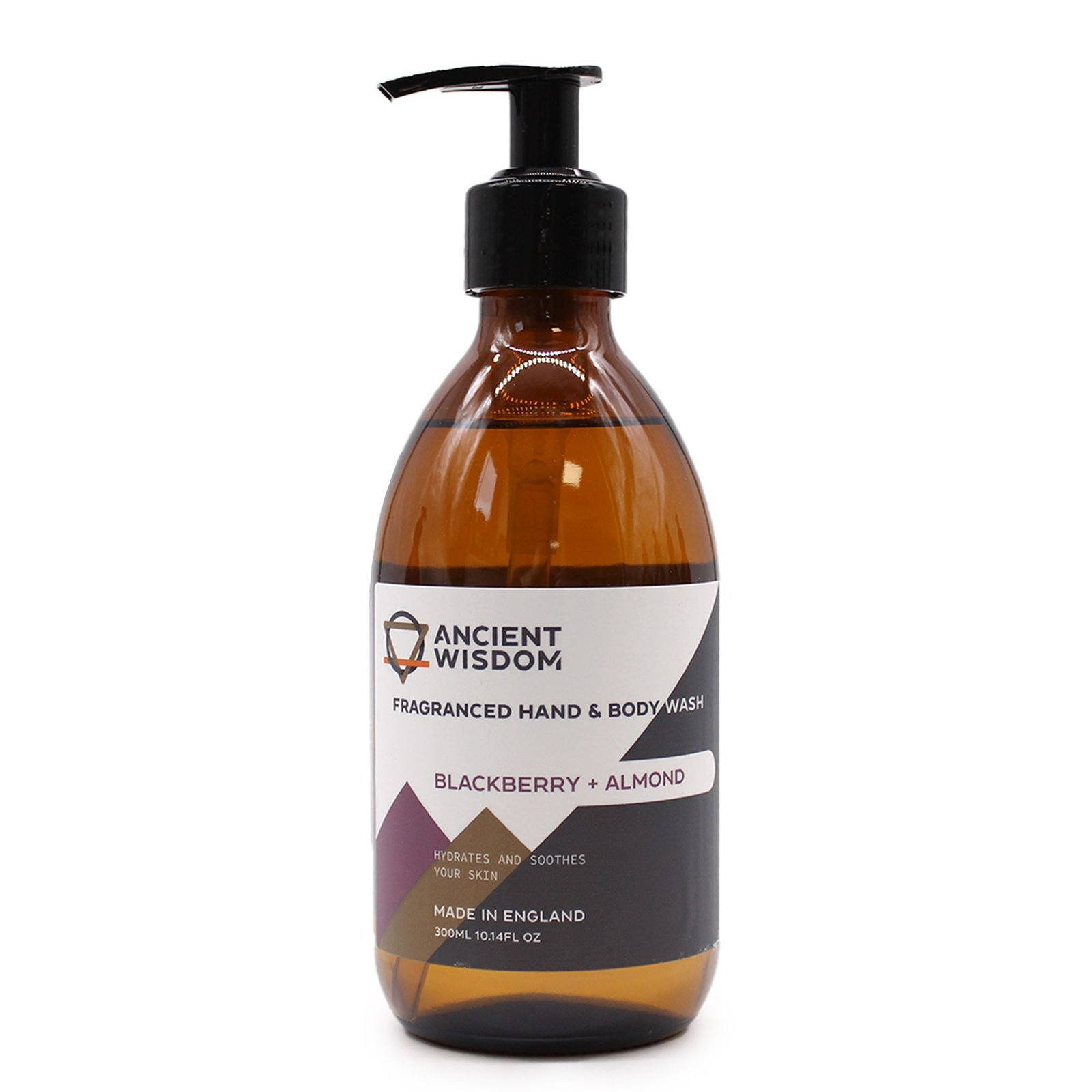 bG9jYWw6Ly9tZWRpYS8xRy9KQy82MFIzMEMxRzZSVktKQzFHLzliNDdjYTRmLmpwZWc.jpg Ancient Wisdom Blackberry & Almond Hand & Body Wash 300ml - Image 1