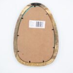 Ancient Wisdom Set of 3 Light Wood Finish Pebble Shaped Mirrors - Image 4
