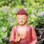 Ancient Wisdom Hand Carved Suar Wood Teaching Transmission Buddha Statue – 30cm - Image 4