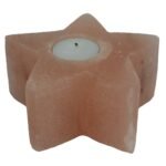Ancient Wisdom Himalayan Salt Star Shaped Candle Holder - Image 3