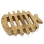 Ancient Wisdom Fish Shaped Hemu Wood Soap Dish
