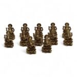 Ancient Wisdom Brass Miniature Gods – Ganesha (30mm) - Image 3