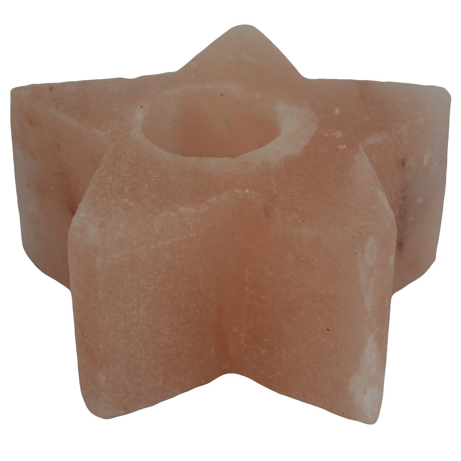 bG9jYWw6Ly9tZWRpYS8xSi84RC82MFIzMEMxRzZHVks4RDFKLzI5Y2UyYjMyLmpwZWc.jpg Ancient Wisdom Himalayan Salt Star Shaped Candle Holder - Image 1