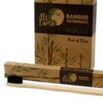 Ancient Wisdom Bamboo Toothbrush - Charcoal Medium Soft - Image 4