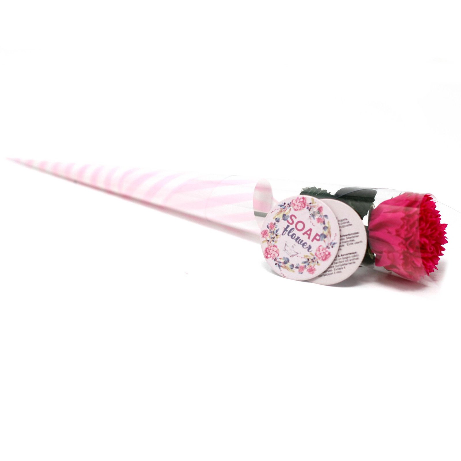 bG9jYWw6Ly9tZWRpYS8xSy80RS82MFIzMEMxRzZNVjM0RTFLLzdjMDZkODI4LmpwZWc.jpg Ancient Wisdom Single Small Carnation Soap Flower - Image 1