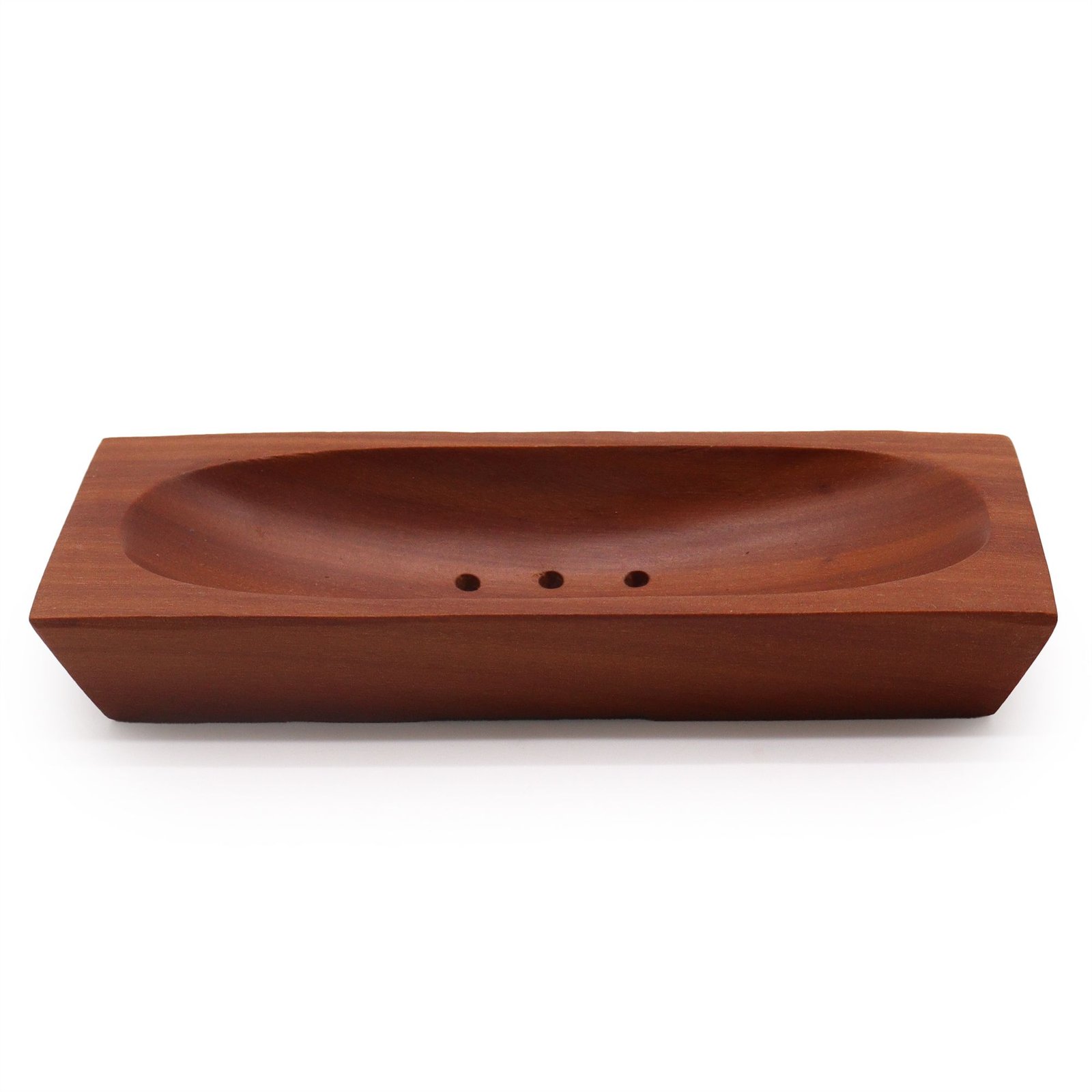 bG9jYWw6Ly9tZWRpYS8xSy82Qy82MFIzMEMxRzZDV0s2QzFLLzE1NDdiNzdhLmpwZWc.jpg Ancient Wisdom Rectangle Classic Mahogany Wood Soap Dish - Image 1