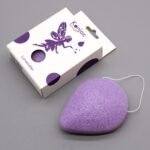 Ancient Wisdom Teardrop Konjac Sponge - Lavender - Calming - Image 2