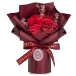 Ancient Wisdom Large Soap Red Roses Bouquet - Love Is Eternal