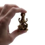 Ancient Wisdom Brass Miniature Gods – Laxmi (49mm) - Image 3