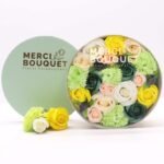Ancient Wisdom Soap Yellow & Greens Flowers Spring Celebrations Round Box - Image 4