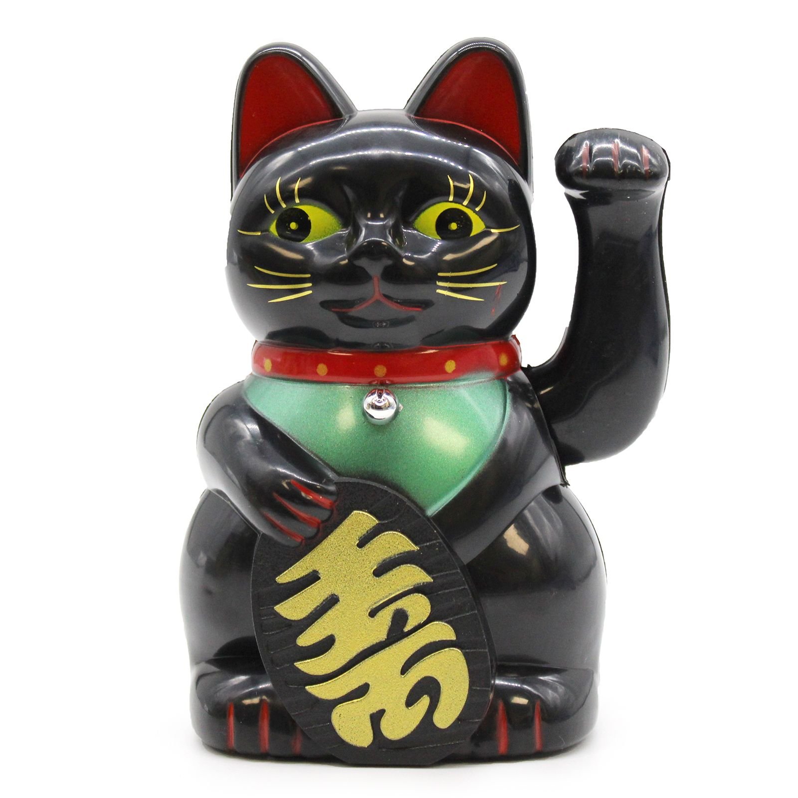 bG9jYWw6Ly9tZWRpYS8xTS82RS82MFIzMEMxRzZSU0s2RTFNLzM1NDkwNmY3LmpwZWc.jpg Ancient Wisdom Black Waving Money Cat – 15cm - Image 1