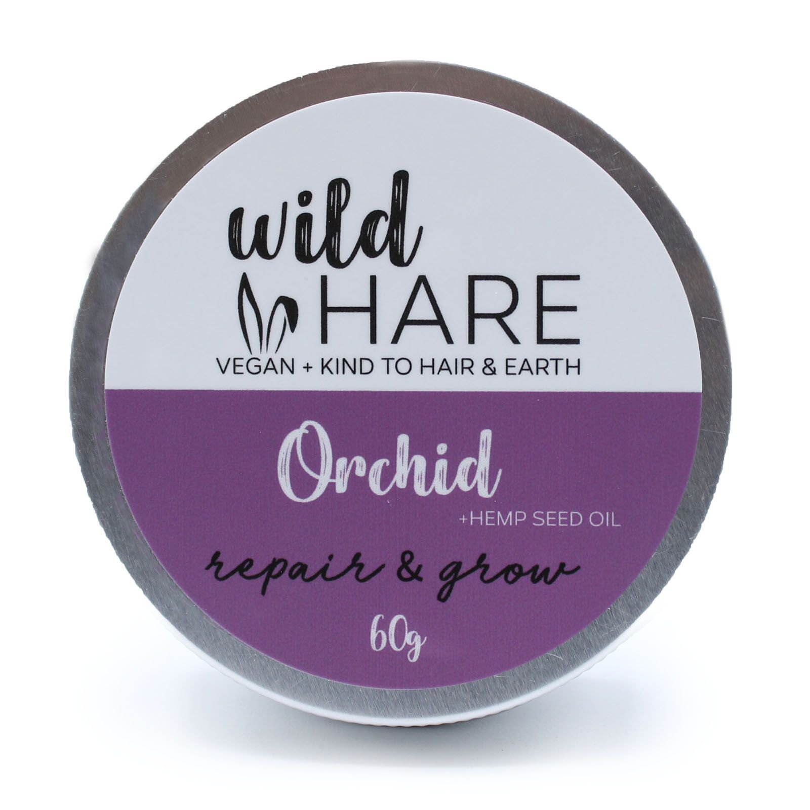 bG9jYWw6Ly9tZWRpYS8xTS8wRC82MFIzMEMxRzZSU0swRDFNL2VjY2UwZDRiLmpwZWc.jpg Ancient Wisdom Wild Hare Vegan Orchid Solid Shampoo 60g - Image 1