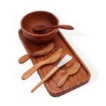 Ancient Wisdom Wooden Spa Clay/Wax Application Set - Image 5