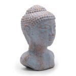 Ancient Wisdom Tranquility Buddha Head - Blue Copper - Image 2
