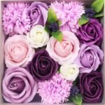 Ancient Wisdom Soap Lavender Rose & Carnation Square Box