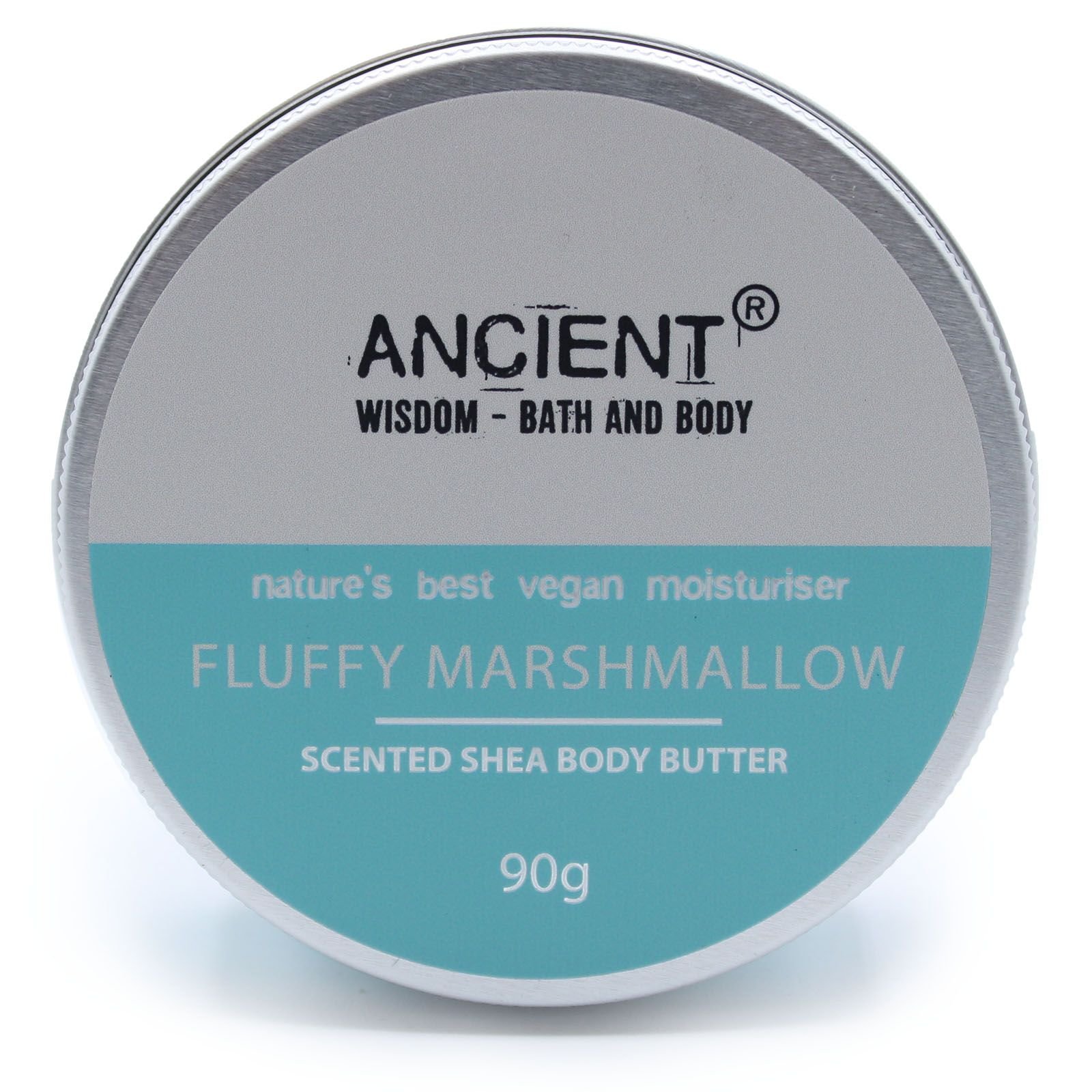 bG9jYWw6Ly9tZWRpYS8xTi8wRC82MFIzMEMxRzZSU0swRDFOL2MyZjQ1MGM2LmpwZWc.jpg Ancient Wisdom Fluffy Marshmallow Scented Shea Body Butter 90g - Image 1