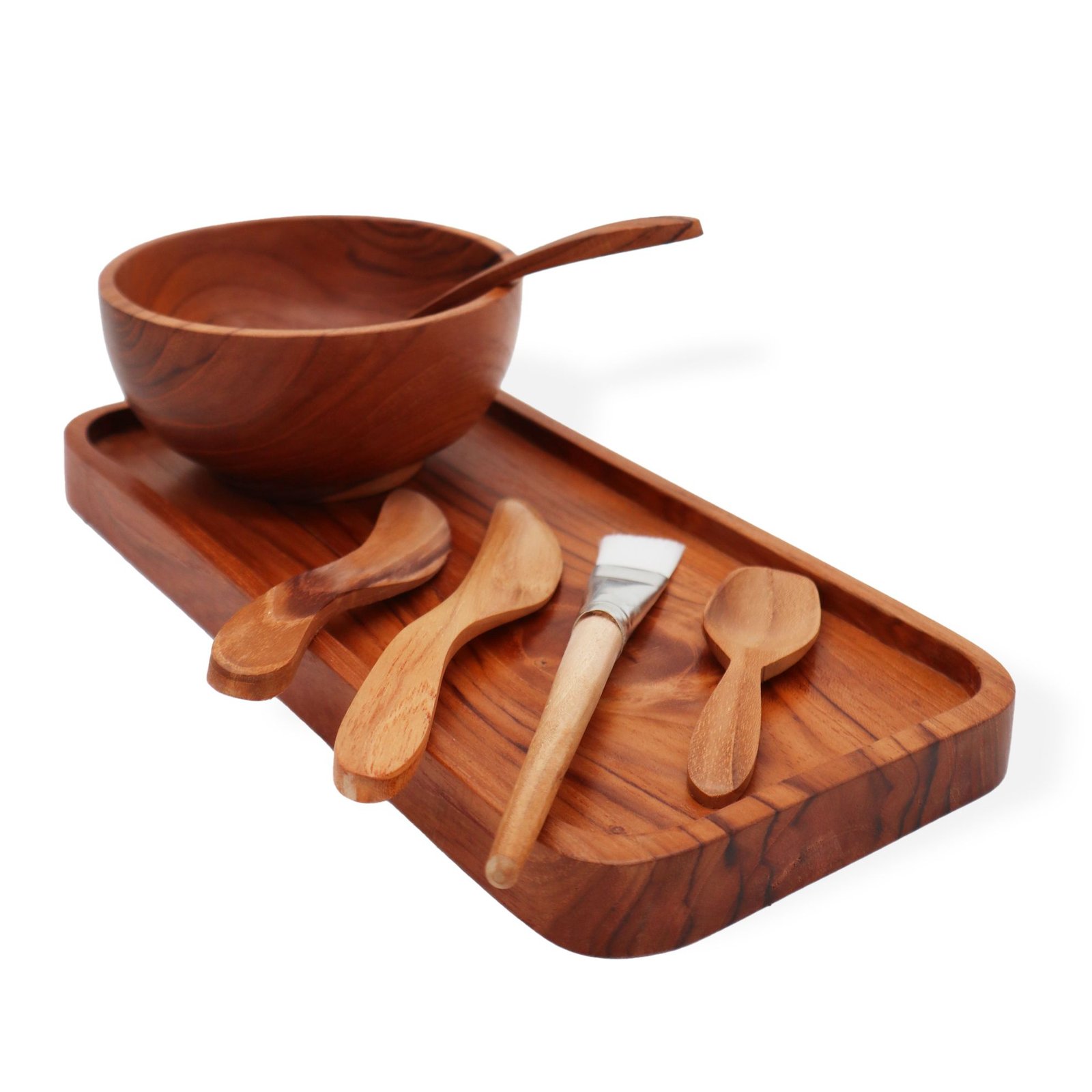 bG9jYWw6Ly9tZWRpYS8xTi9DQy82MFIzMEMxRzZSVjNDQzFOLzUyOWZmNjI4LmpwZWc.jpg Ancient Wisdom Wooden Spa Clay/Wax Application Set - Image 1