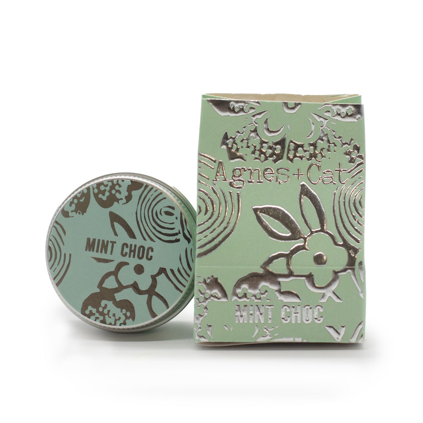 bG9jYWw6Ly9tZWRpYS8xTi9DQy82MFIzMEMxSjY4UzNDQzFOLzFiYTQ0YzIzLmpwZw.jpg Agnes + Cat Mint Chocolate Lip Balm - Image 1