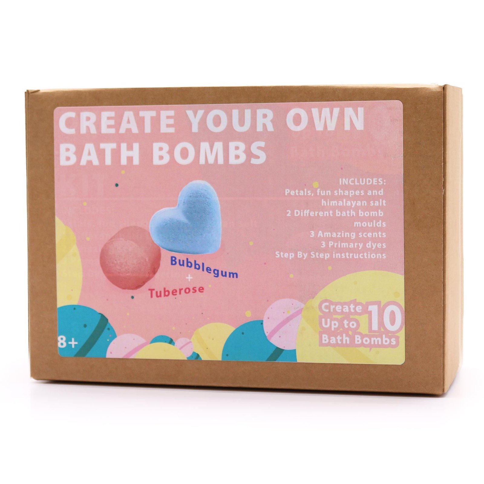 bG9jYWw6Ly9tZWRpYS8xTi9HRC82MFIzMEMxRzZSVzNHRDFOL2QxMjJjZDQ0LmpwZWc.jpg Ancient Wisdom Rose & Bubblegum Create Your Own Bath Bomb Kit - Image 1