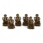 Ancient Wisdom Brass Miniature Gods – Ganesha (37mm) - Image 3