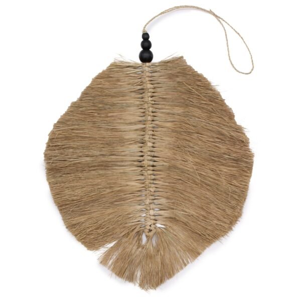Ancient Wisdom 35cm Hanging Raffa Leaf Wall Decor