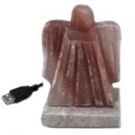 Ancient Wisdom Angel Shaped Multicolour USB Himalayan Salt Lamp