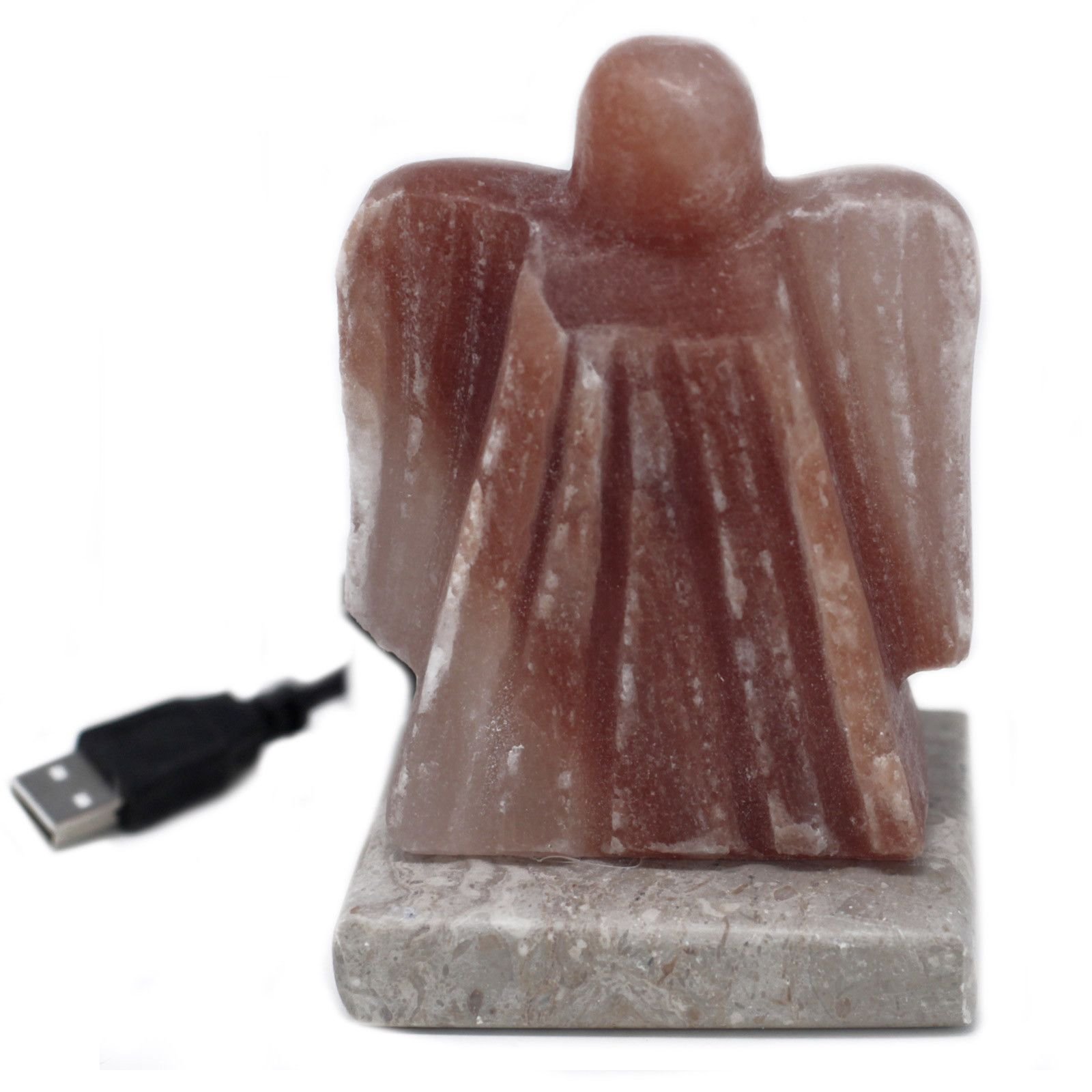 bG9jYWw6Ly9tZWRpYS8xUC8yRC82MFIzMEMxRzZNU0syRDFQL2ZmNWZkZDA2LmpwZWc.jpg Ancient Wisdom Angel Shaped Multicolour USB Himalayan Salt Lamp - Image 1