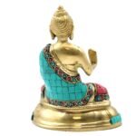 Ancient Wisdom Brass 15cm Blessing Buddha Figure - Image 2