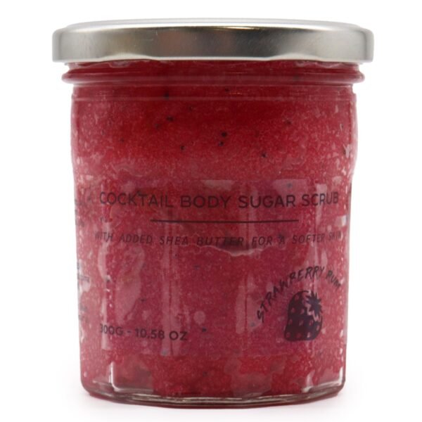Ancient Wisdom Fragranced Strawberry Rum Sugar Body Scrub 300g