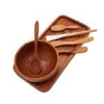 Ancient Wisdom Wooden Spa Clay/Wax Application Set - Image 6