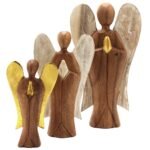 Ancient Wisdom Wooden 15cm New Hati-Hati Friendship Angel - Image 3