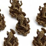 Ancient Wisdom Brass Miniature Gods – Ganesha (37mm) - Image 4