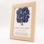 Ancient Wisdom Gemstone Framed Picture - Tree of Life - Lapiz (20x14.7x1cm) - Image 4