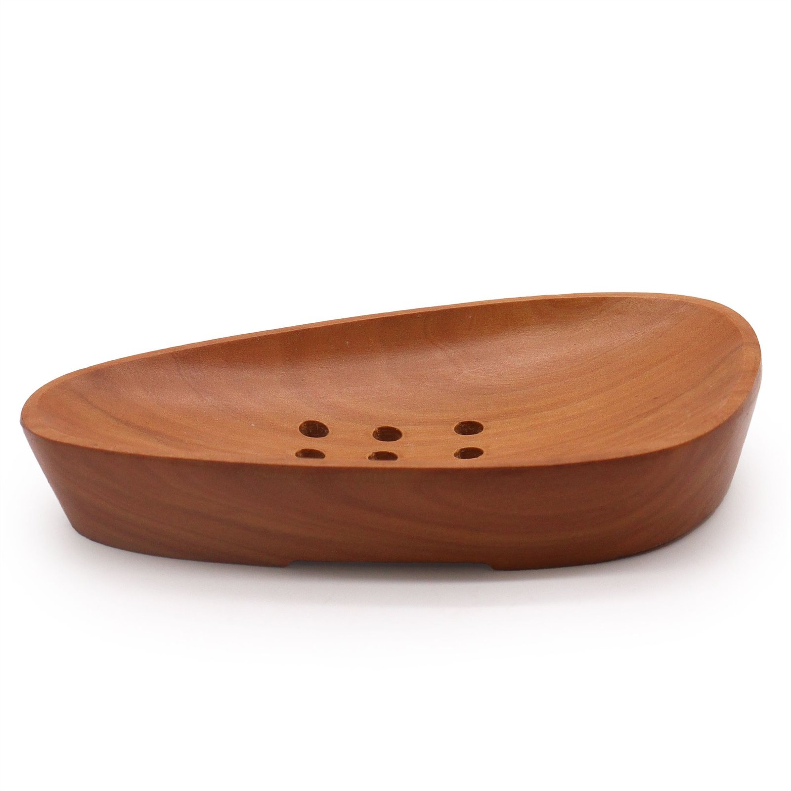 bG9jYWw6Ly9tZWRpYS8xUS84RS82MFIzMEMxRzZNUzM4RTFRL2I1MmRmYTc2LmpwZWc.jpg Ancient Wisdom Classic Mahogany Wood Soap Dish - Image 1