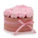 Ancient Wisdom Soap Flower 13 Pink Roses Heart Shaped Bouquet - Image 4