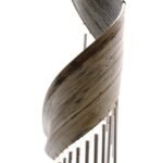 Ancient Wisdom Whitewash Handcrafted Coconut Leaf Wind Chime - Image 2